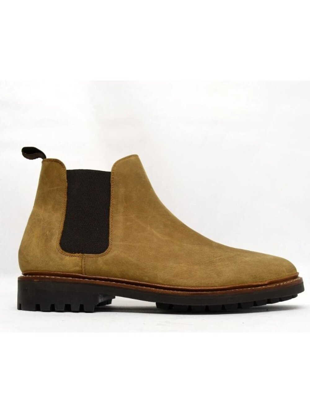 New! Allen Edmonds Wren Chelsea Boot Suede Tan 10.5 D DD509A 7744 Goodyear Welt
